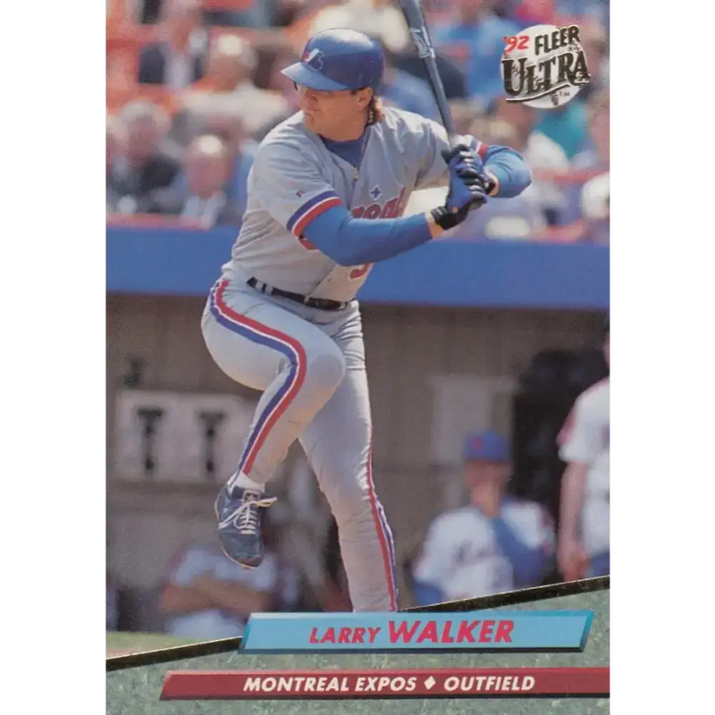 1992 Fleer Ultra #525 Larry Walker NM-MT Montreal Expos Baseball Card - Baseball Card Single