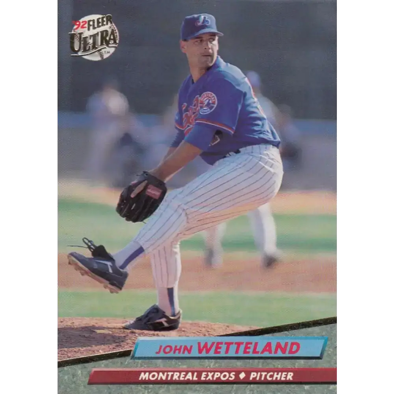 1992 Fleer Ultra #526 John Wetteland NM-MT Montreal Expos Baseball Card - Baseball Card Single