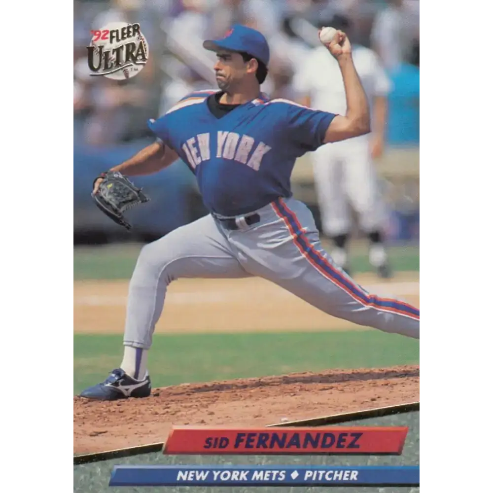 1992 Fleer Ultra #528 Sid Fernandez NM-MT New York Mets Baseball Card - Baseball Card Single