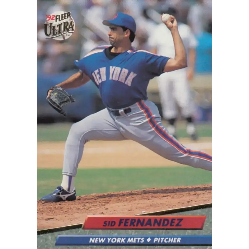 1992 Fleer Ultra #528 Sid Fernandez NM-MT New York Mets Baseball Card - Baseball Card Single