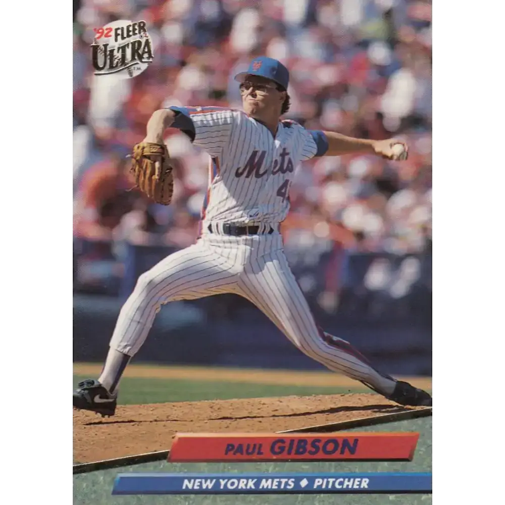 1992 Fleer Ultra #531 Paul Gibson NM-MT New York Mets Baseball Card - Baseball Card Single
