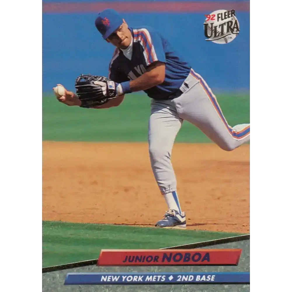 1992 Fleer Ultra #533 Junior Noboa NM-MT New York Mets Baseball Card - Baseball Card Single