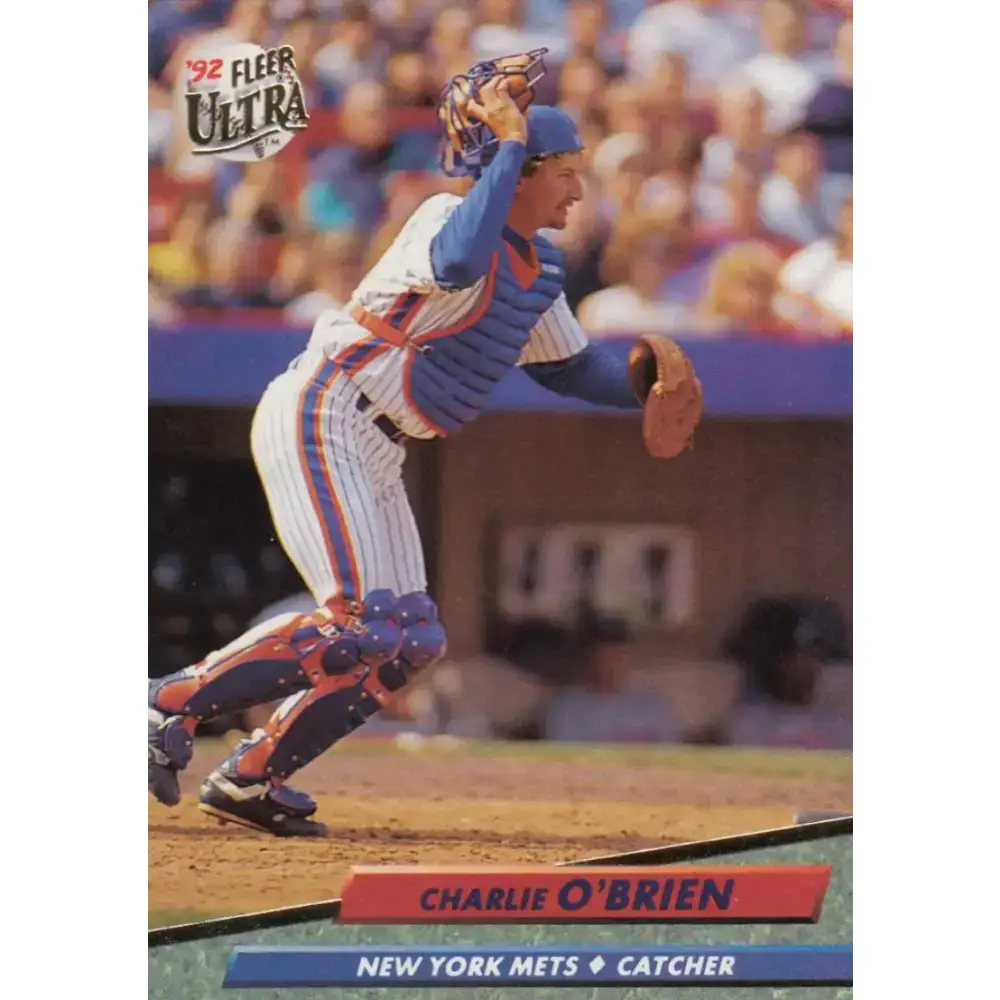 1992 Fleer Ultra #534 Charlie O’Brien NM-MT New York Mets Baseball Card - Baseball Card Single