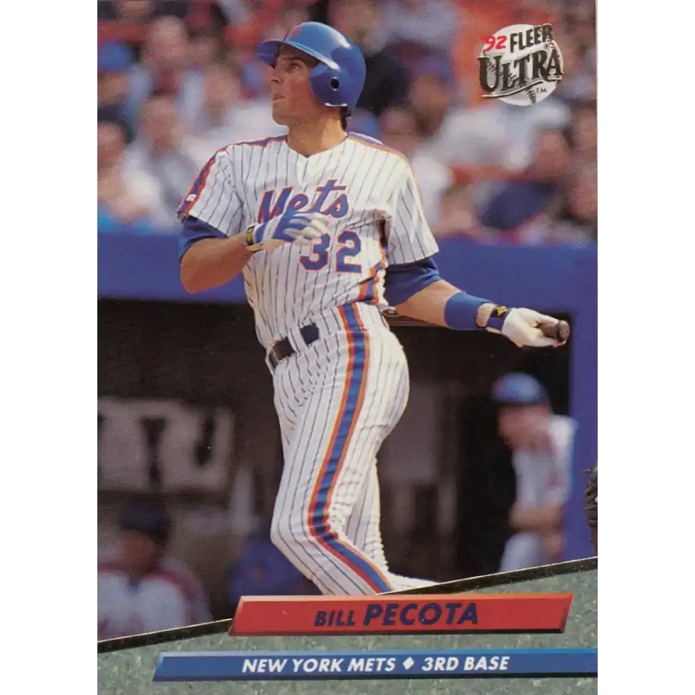 1992 Fleer Ultra #535 Bill Pecota NM-MT New York Mets Baseball Card - Baseball Card Single