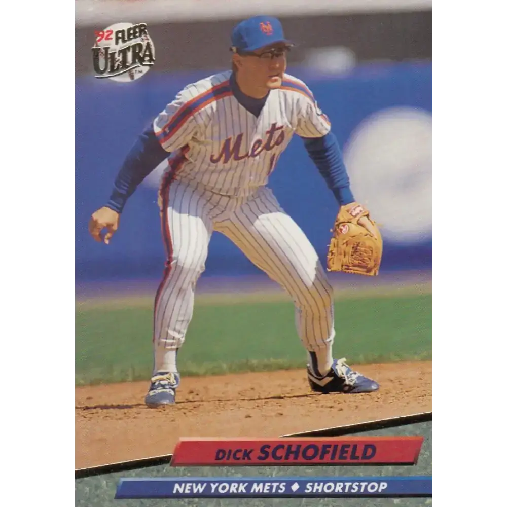 1992 Fleer Ultra #538 Dick Schofield NM-MT New York Mets Baseball Card - Baseball Card Single