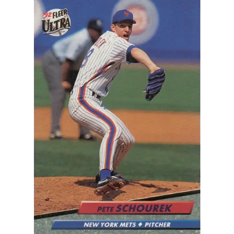 1992 Fleer Ultra #539 Pete Schourek NM-MT New York Mets Baseball Card - Baseball Card Single