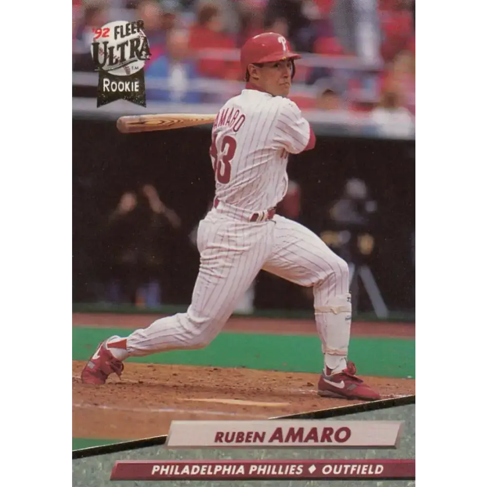 1992 Fleer Ultra #540 Ruben Amaro NM-MT Philadelphia Phillies Baseball Card - Baseball Card Single