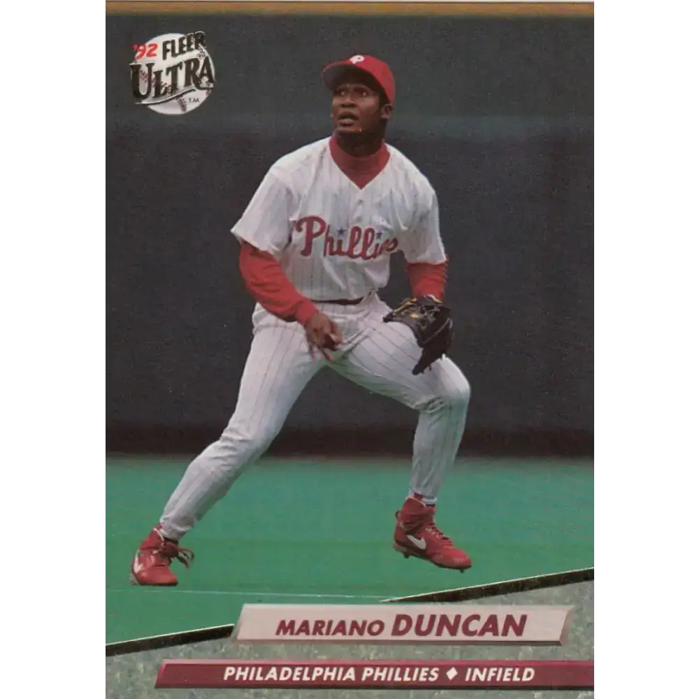 1992 Fleer Ultra #544 Mariano Duncan NM-MT Philadelphia Phillies Baseball Card - Baseball Card Single