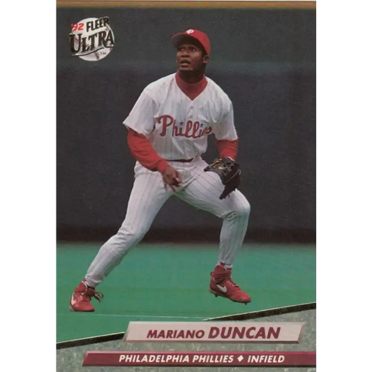 1992 Fleer Ultra #544 Mariano Duncan NM-MT Philadelphia Phillies Baseball Card - Baseball Card Single