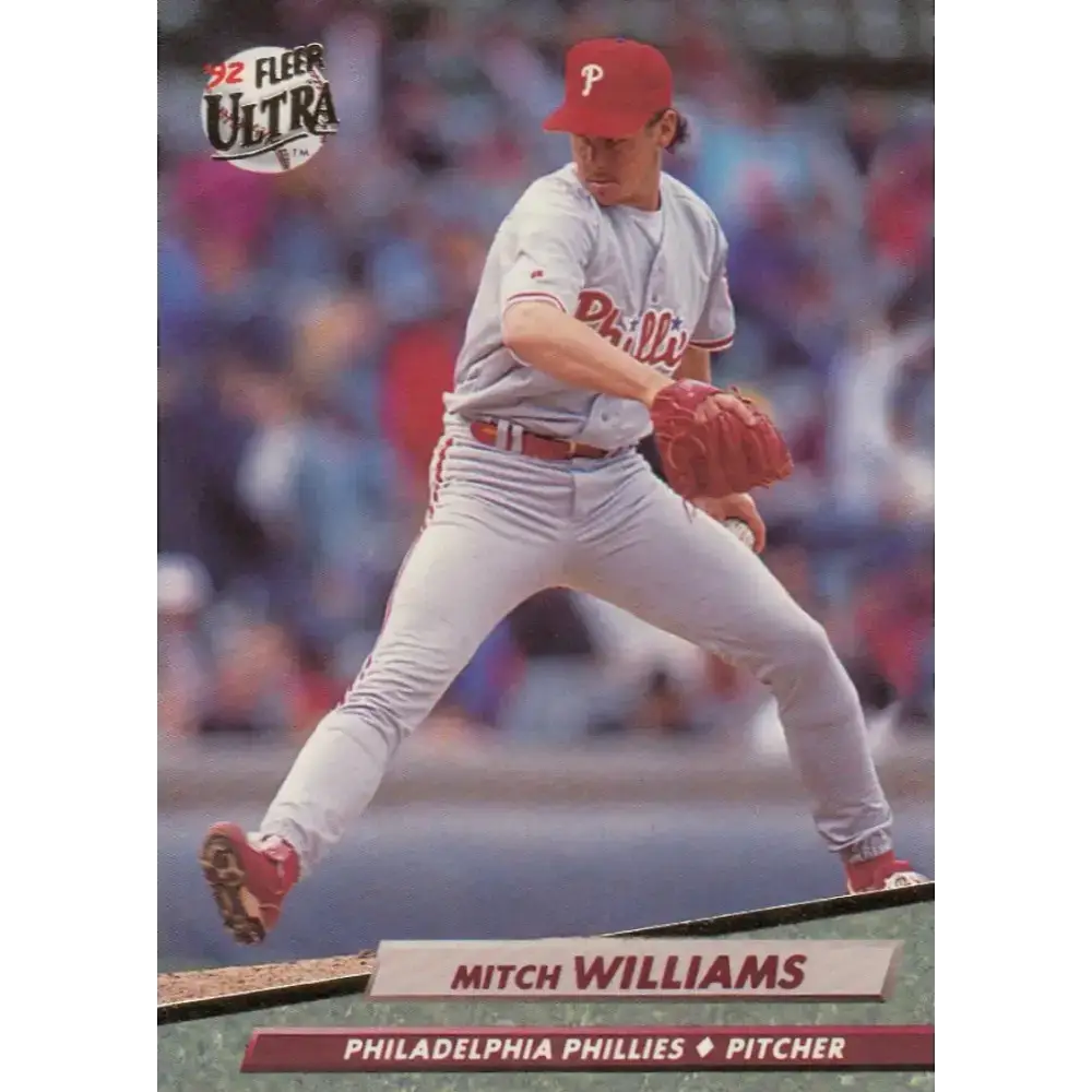 1992 Fleer Ultra #549 Mitch Williams NM-MT Philadelphia Phillies Baseball Card - Baseball Card Single