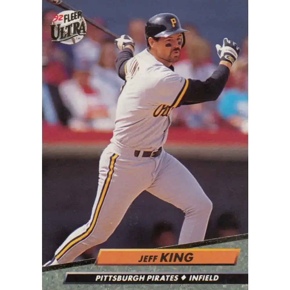 1992 Fleer Ultra #553 Jeff King NM-MT Pittsburgh Pirates Baseball Card - Baseball Card Single