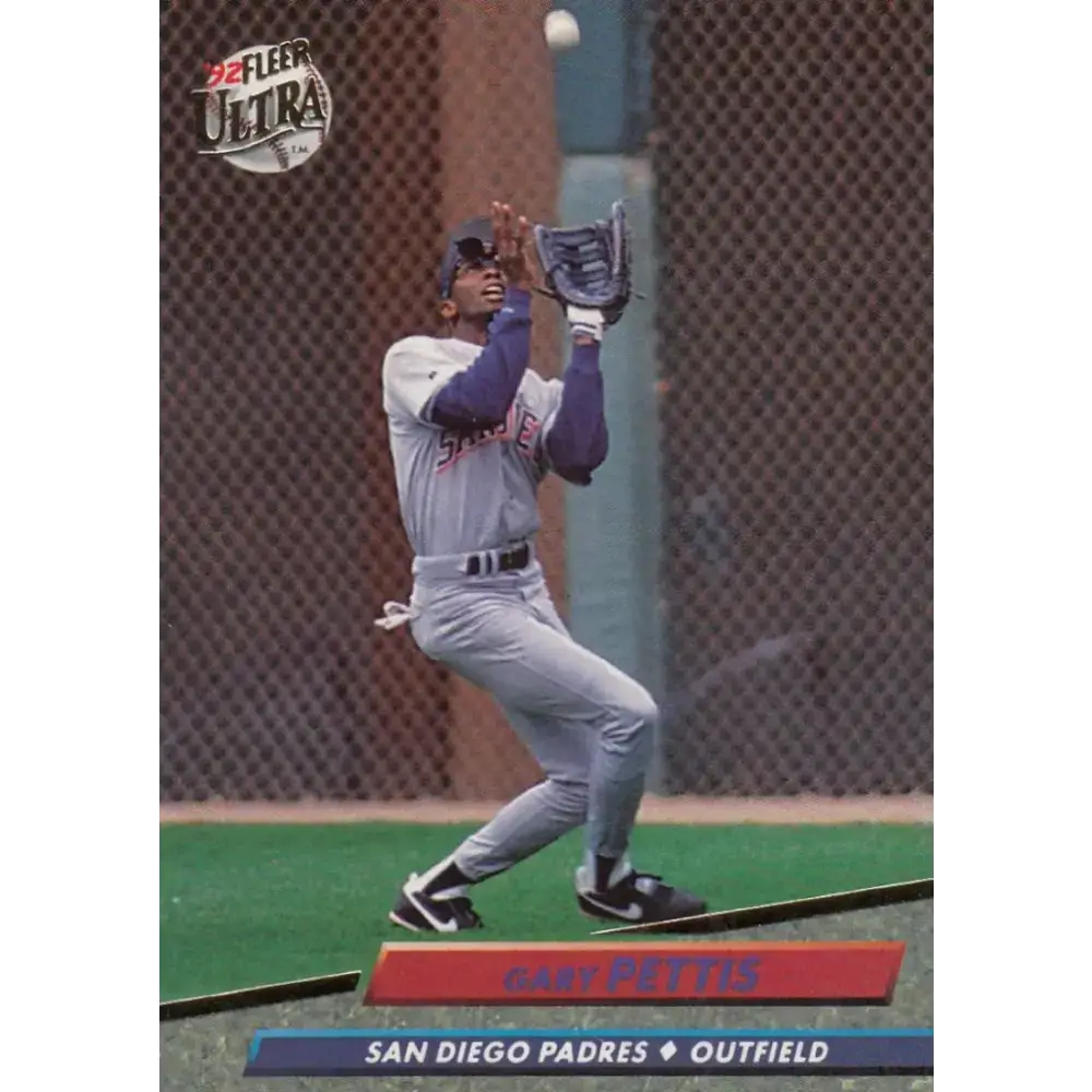 1992 Fleer Ultra #580 Gary Pettis NM-MT San Diego Padres Baseball Card - Baseball Card Single