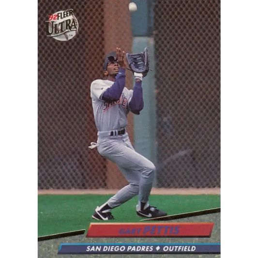 1992 Fleer Ultra #580 Gary Pettis NM-MT San Diego Padres Baseball Card - Baseball Card Single