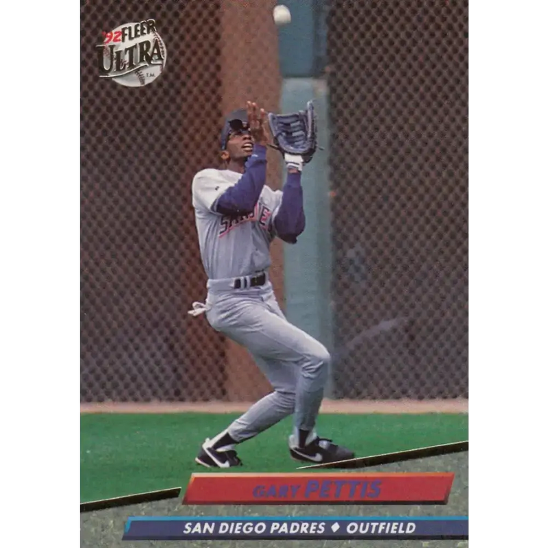 1992 Fleer Ultra #580 Gary Pettis NM-MT San Diego Padres Baseball Card - Baseball Card Single