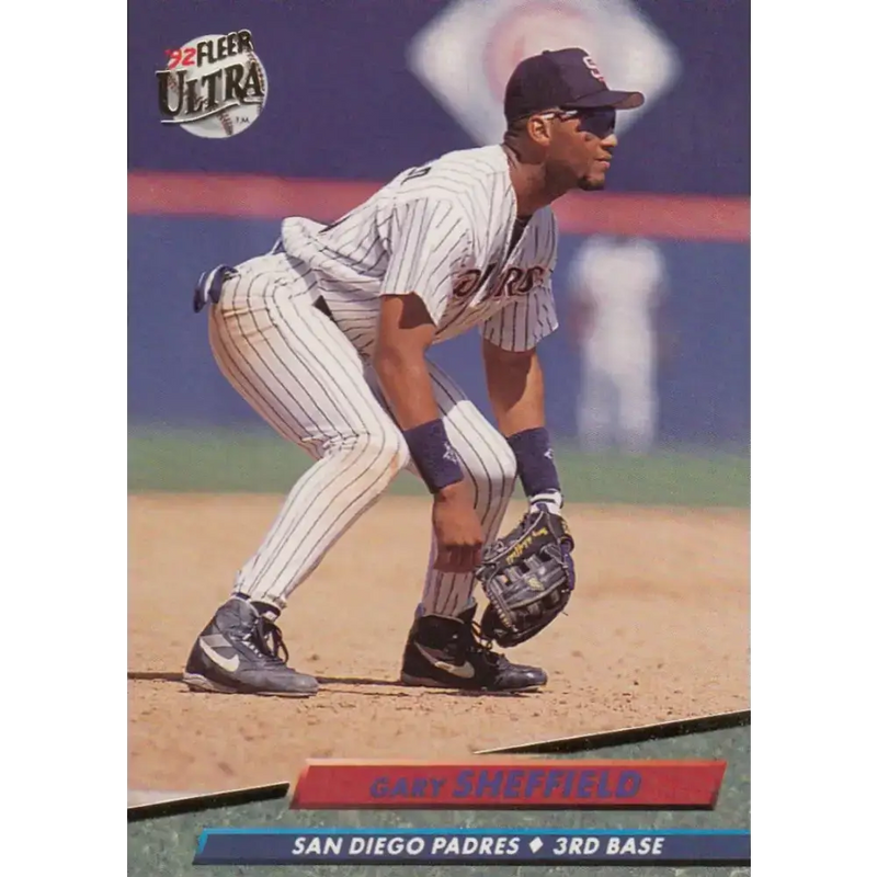 1992 Fleer Ultra #582 Gary Sheffield NM-MT San Diego Padres Baseball Card - Baseball Card Single