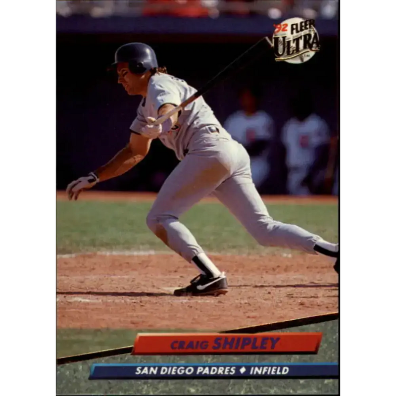 1992 Fleer Ultra #583 Craig Shipley NM-MT San Diego Padres Baseball Card - Baseball Card Single