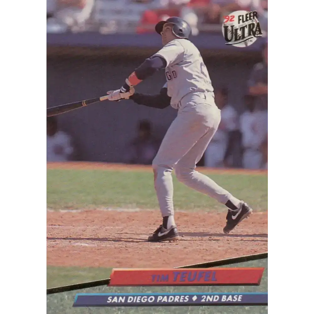 1992 Fleer Ultra #585 Tim Teufel NM-MT San Diego Padres Baseball Card - Baseball Card Single