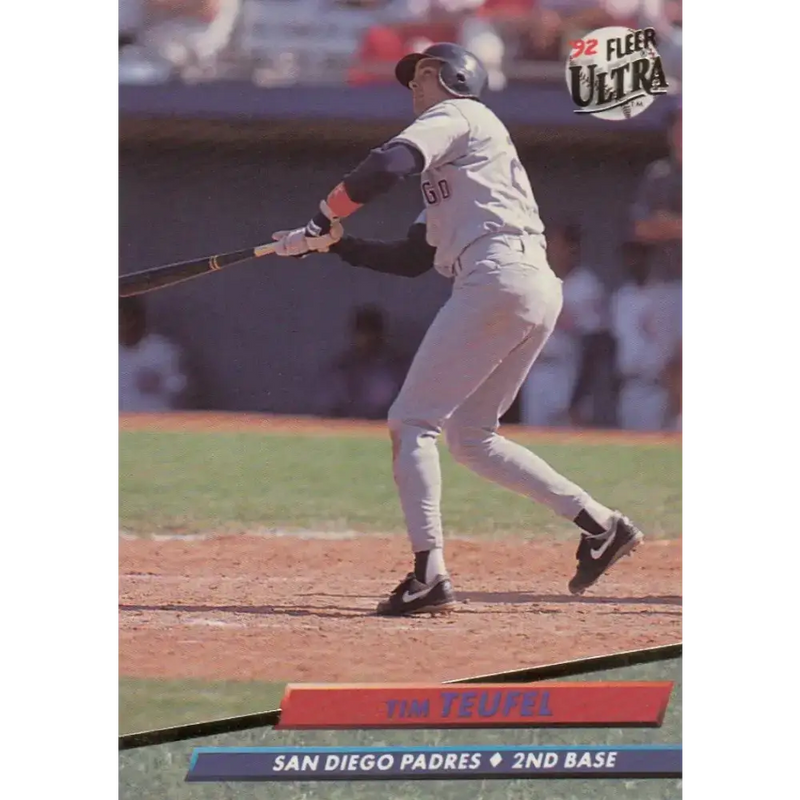 1992 Fleer Ultra #585 Tim Teufel NM-MT San Diego Padres Baseball Card - Baseball Card Single