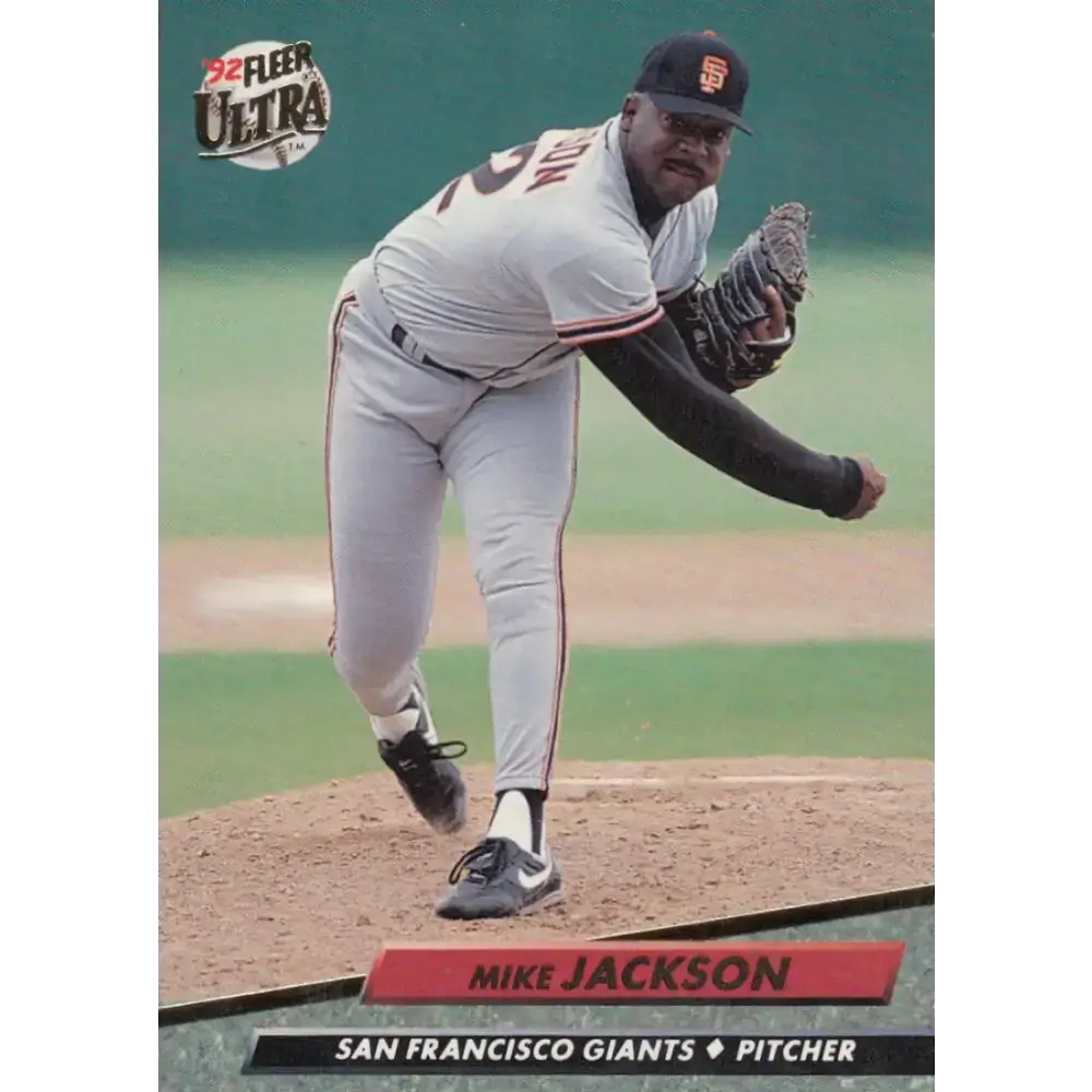 1992 Fleer Ultra #590 Mike Jackson NM-MT San Francisco Giants Baseball Card - Baseball Card Single