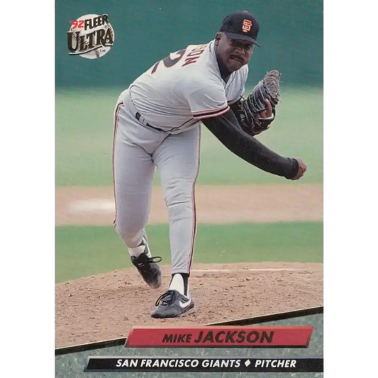 1992 Fleer Ultra #590 Mike Jackson NM-MT San Francisco Giants Baseball Card - Baseball Card Single