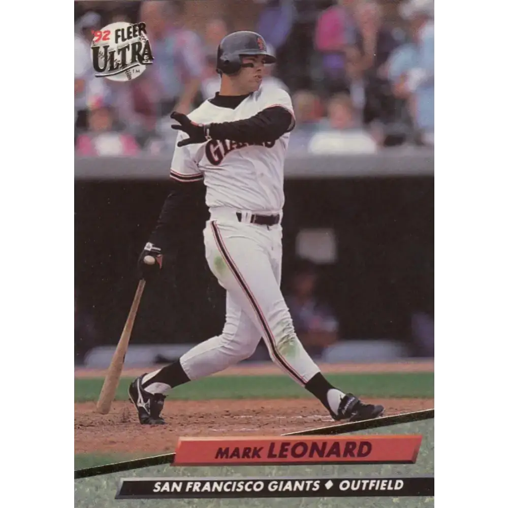 1992 Fleer Ultra #591 Mark Leonard NM-MT San Francisco Giants Baseball Card - Baseball Card Single