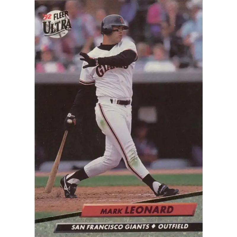 1992 Fleer Ultra #591 Mark Leonard NM-MT San Francisco Giants Baseball Card - Baseball Card Single