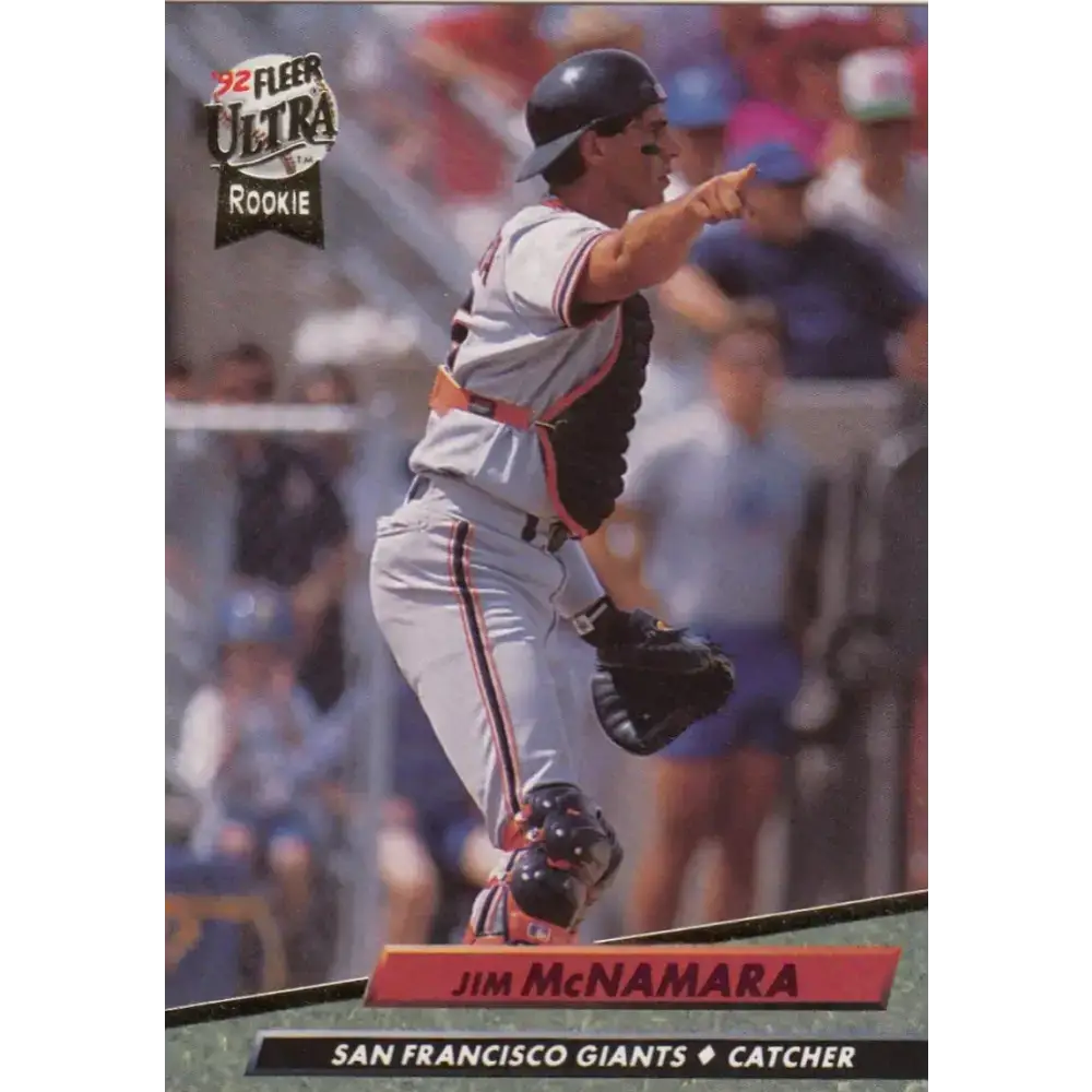 1992 Fleer Ultra #592 Jim McNamara NM-MT RC Rookie San Francisco Giants Baseball Card - Baseball Card Single
