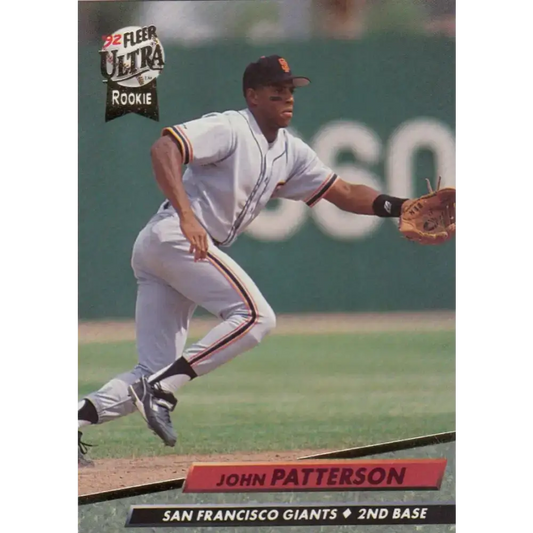 1992 Fleer Ultra #593 John Patterson NM-MT RC Rookie San Francisco Giants Baseball Card - Baseball Card Single