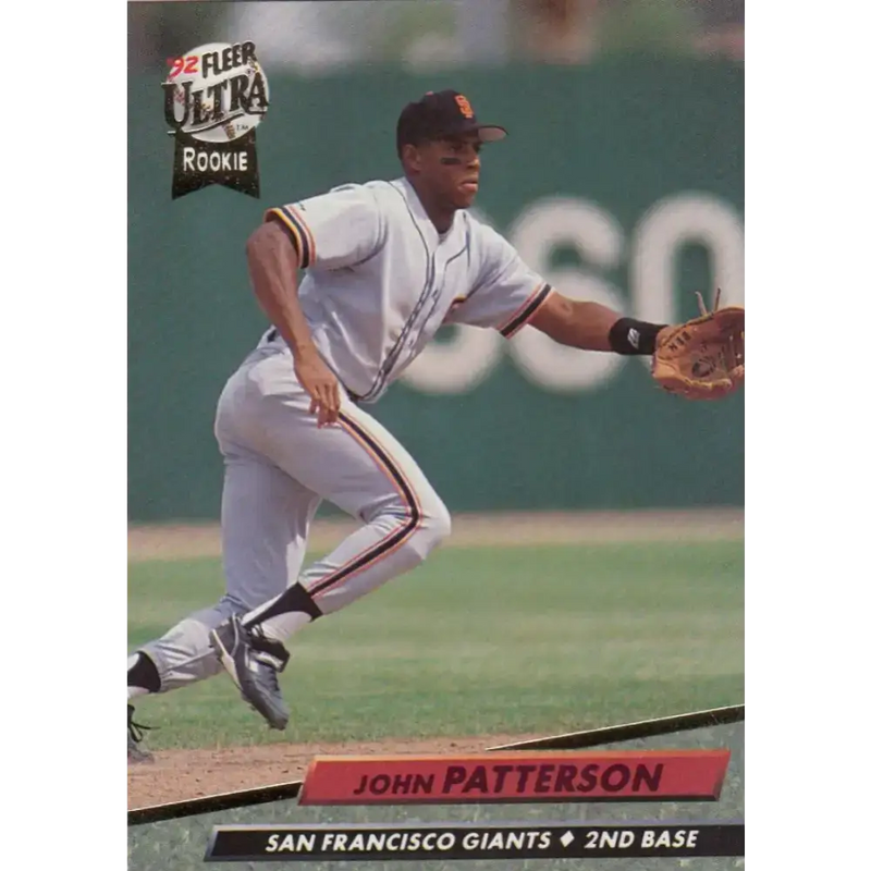 1992 Fleer Ultra #593 John Patterson NM-MT RC Rookie San Francisco Giants Baseball Card - Baseball Card Single