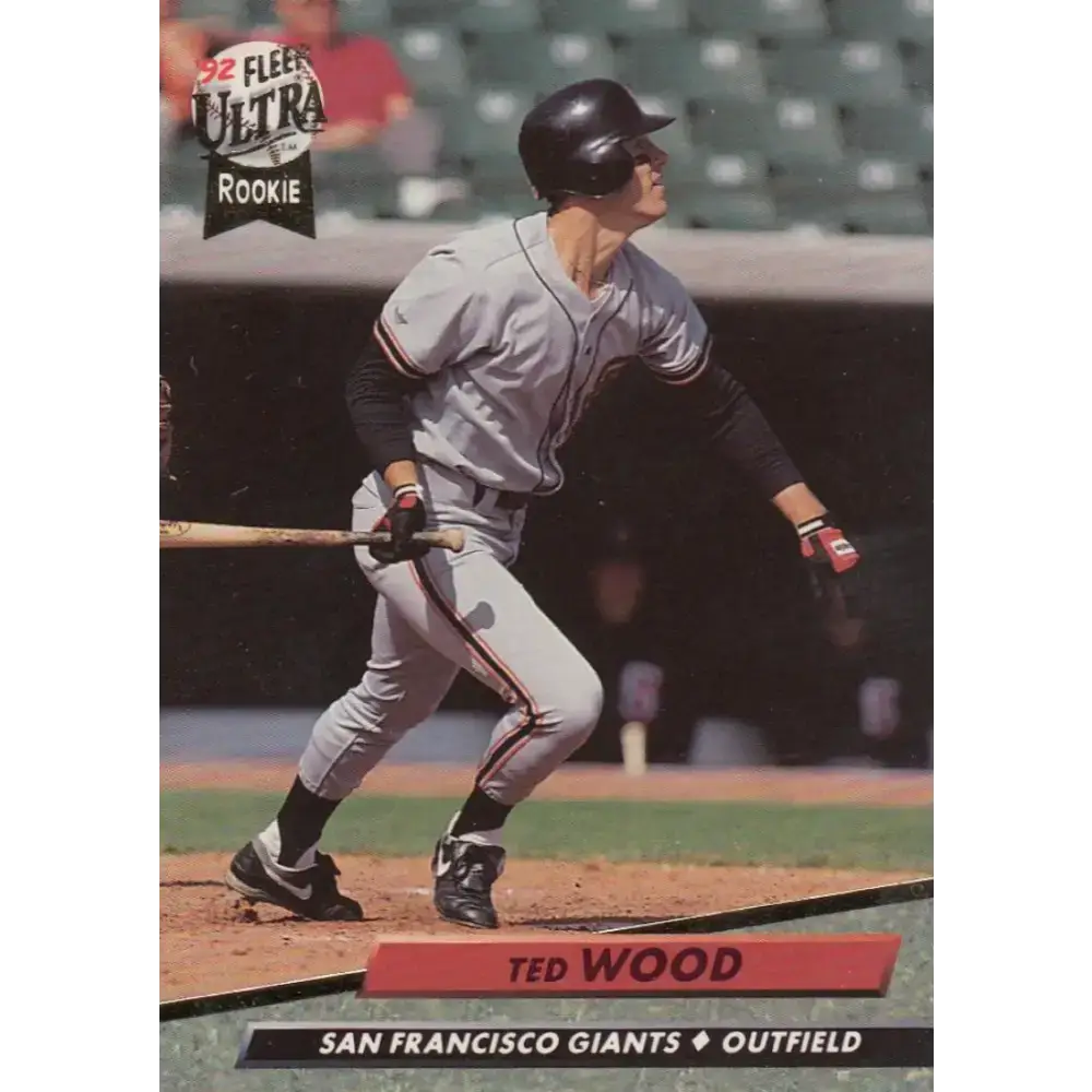 1992 Fleer Ultra #597 Ted Wood NM-MT San Francisco Giants Baseball Card - Baseball Card Single