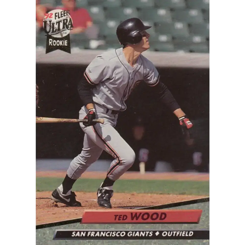 1992 Fleer Ultra #597 Ted Wood NM-MT San Francisco Giants Baseball Card - Baseball Card Single