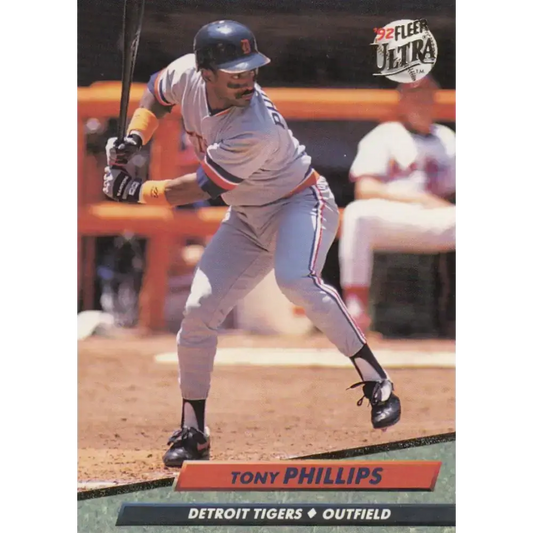 1992 Fleer Ultra #62 Tony Phillips NM-MT Detroit Tigers Baseball Card - Baseball Card Single