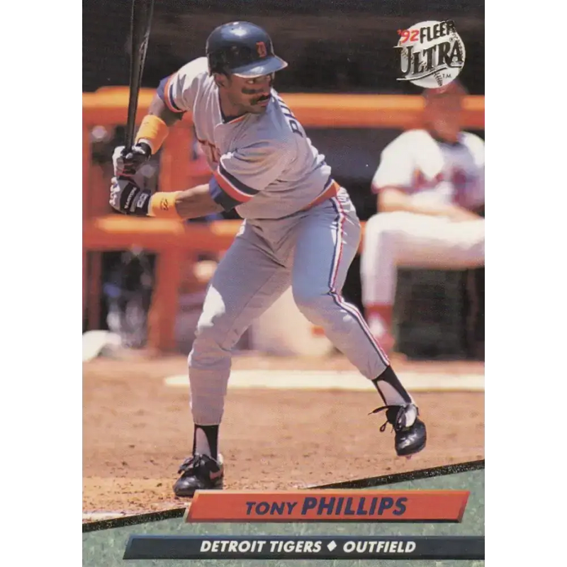 1992 Fleer Ultra #62 Tony Phillips NM-MT Detroit Tigers Baseball Card - Baseball Card Single