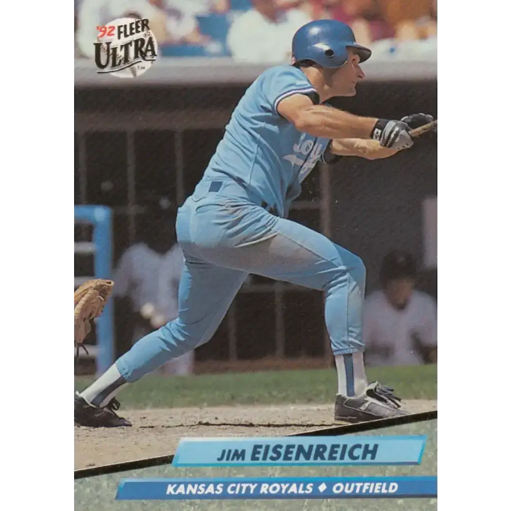 1992 Fleer Ultra #69 Jim Eisenreich NM-MT Kansas City Royals Baseball Card - Baseball Card Single