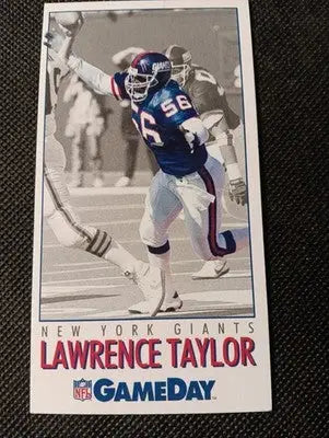1992 GameDay - #56 Lawrence Taylor. NY Giants. NFL Team Players. NRMT+