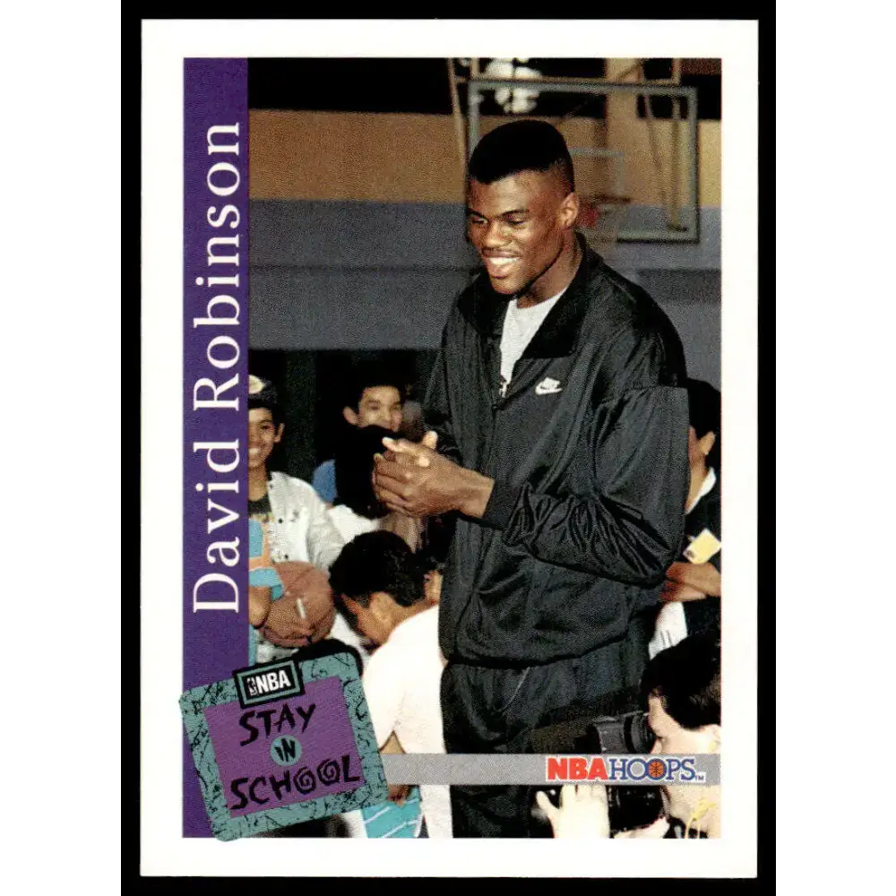 1992 Hoops #334 David Robinson NM/MT San Antonio Spurs Basketball Card - Basketball Card Single