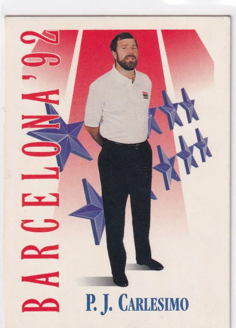 1992 HOOPS #541 PJ CARLESIMO USA- USA - Basketball Card Single