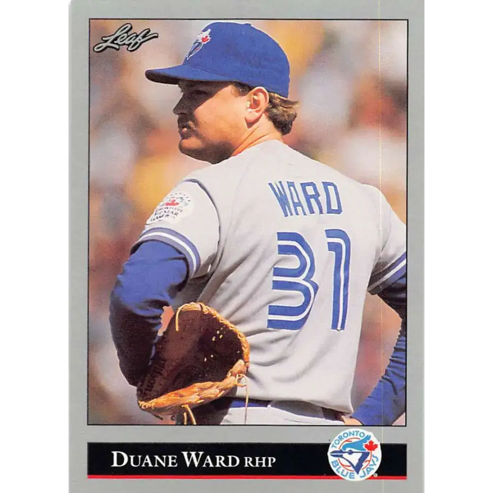 1992 Leaf #101 Duane Ward NM-MT Toronto Blue Jays Baseball Card - Baseball Card Single