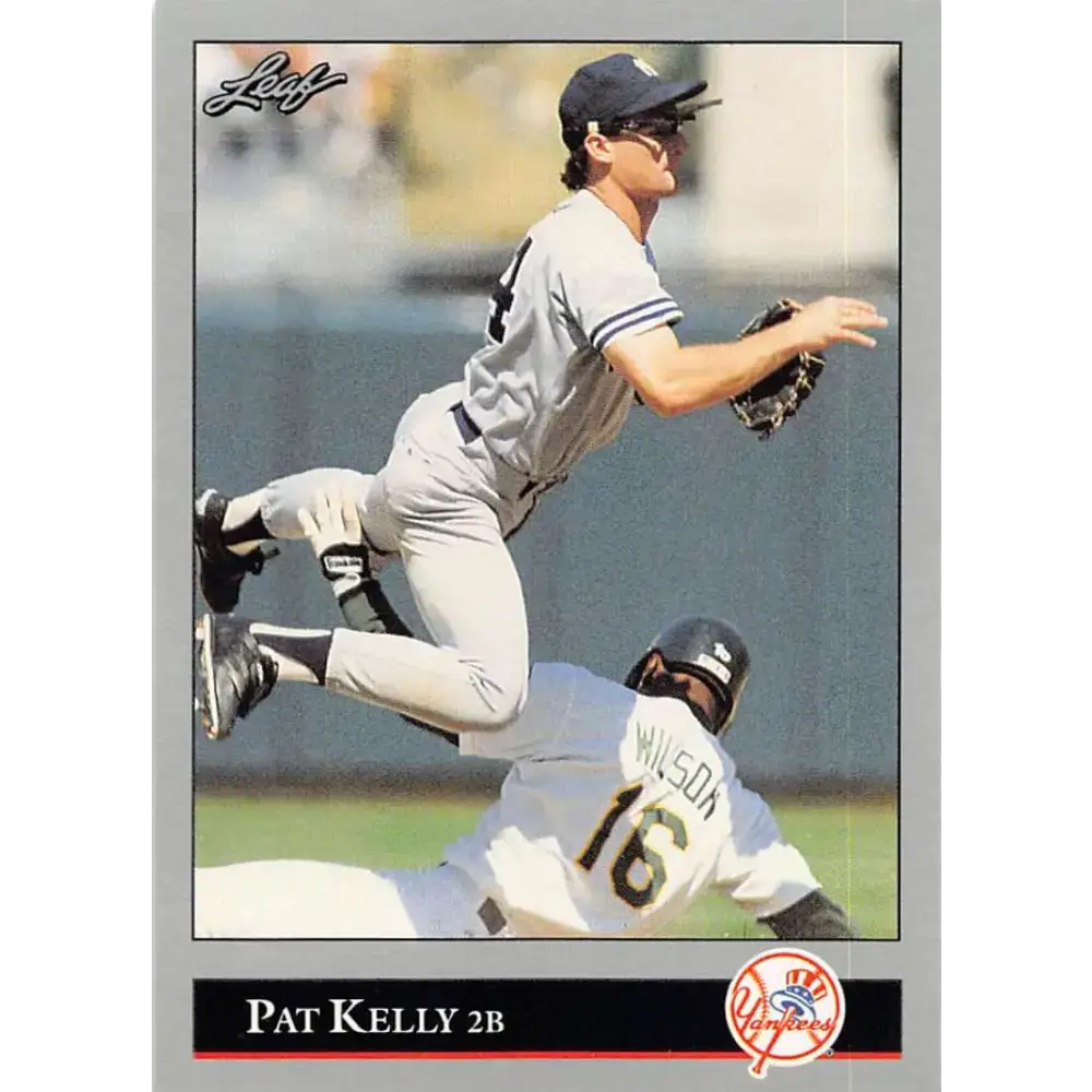 1992 Leaf #104 Pat Kelly NM-MT New York Yankees Baseball Card - Baseball Card Single