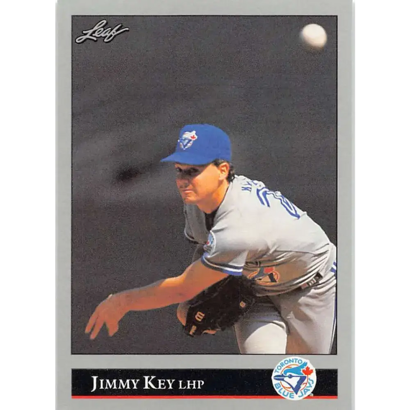 1992 Leaf #111 Jimmy Key NM-MT Toronto Blue Jays Baseball Card - Baseball Card Single