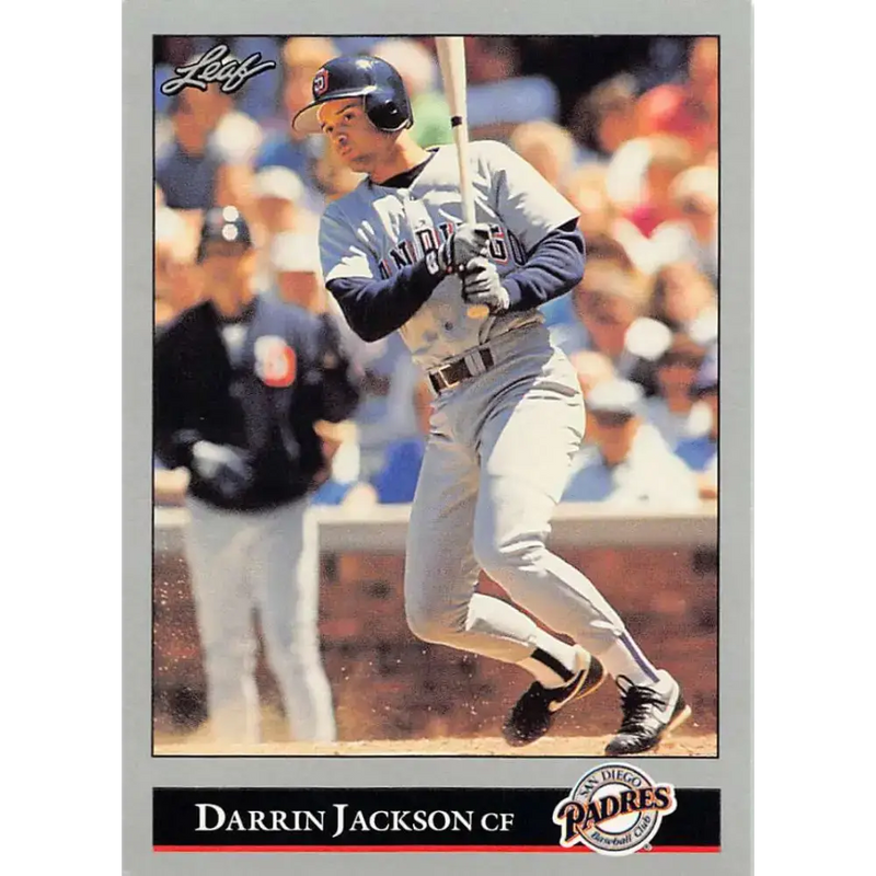 1992 Leaf #129 Darrin Jackson NM-MT San Diego Padres Baseball Card - Baseball Card Single
