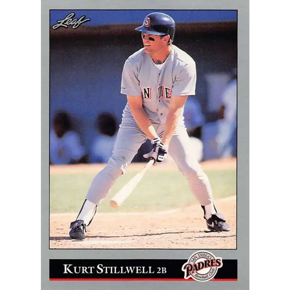 1992 Leaf #142 Kurt Stillwell NM-MT San Diego Padres Baseball Card - Baseball Card Single