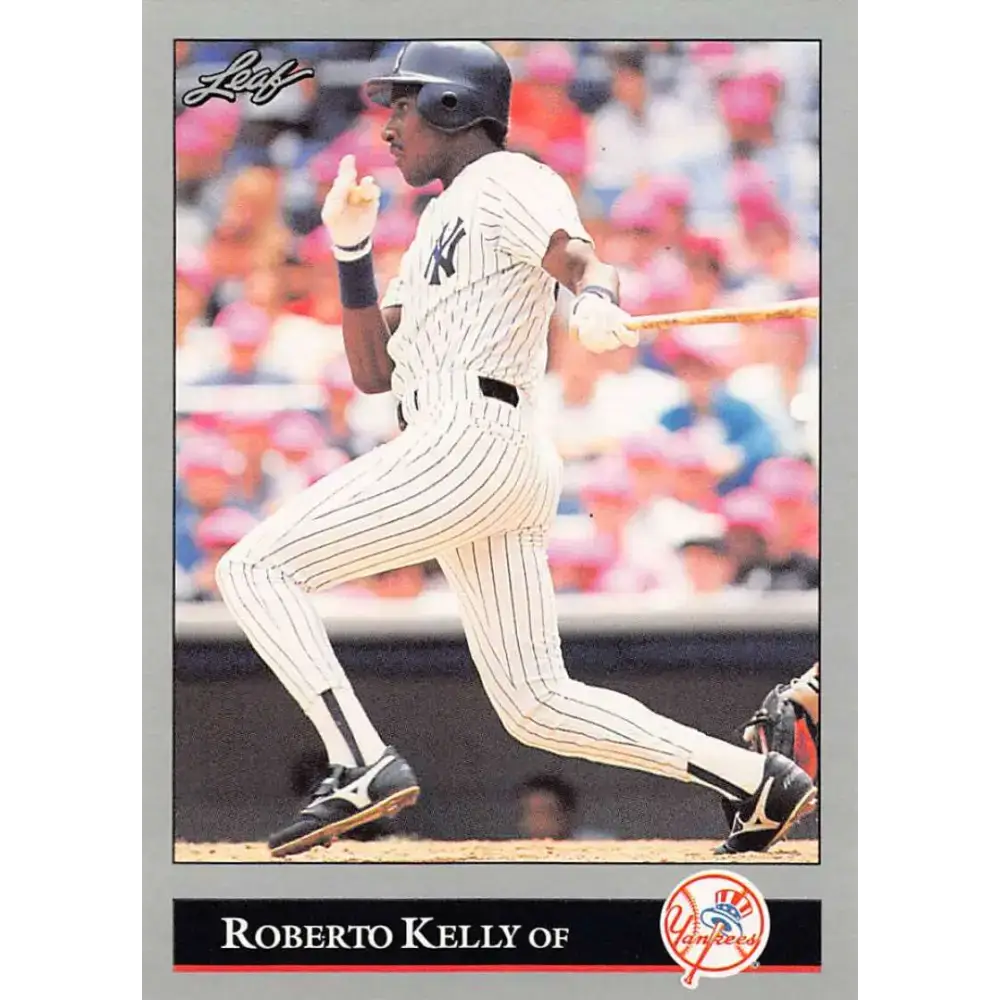 1992 Leaf #156 Roberto Kelly NM-MT New York Yankees Baseball Card - Baseball Card Single