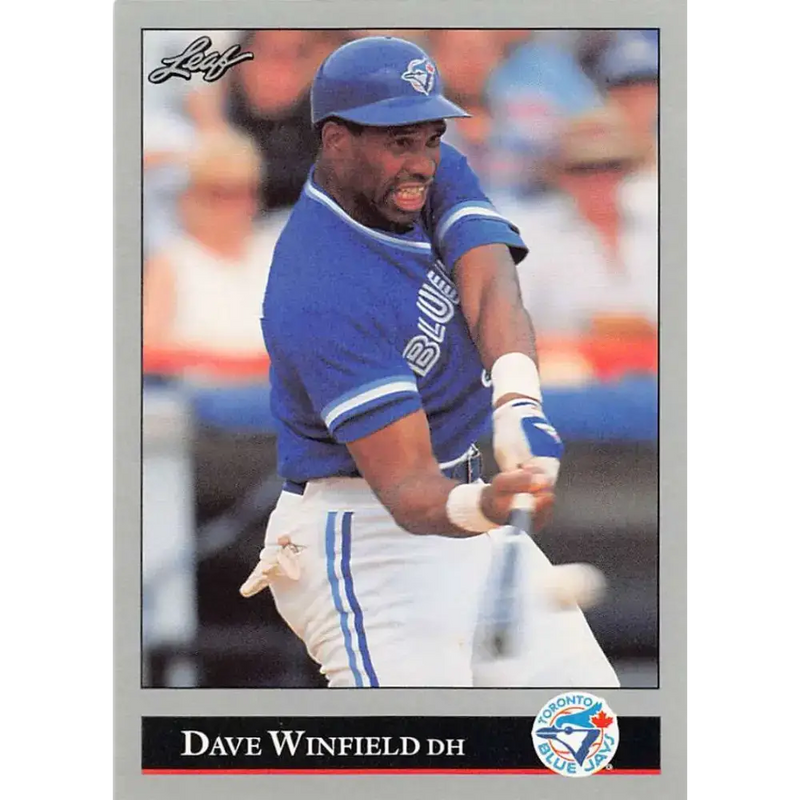 1992 Leaf #171 Dave Winfield NM-MT Toronto Blue Jays Baseball Card - Baseball Card Single