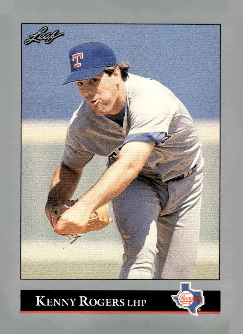 1992 Leaf #173 Kenny Rogers - Baseball Card Single