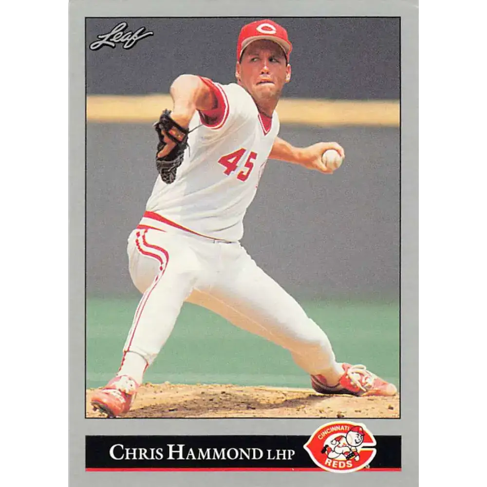 1992 Leaf #178 Chris Hammond NM-MT Cincinnati Reds Baseball Card - Baseball Card Single