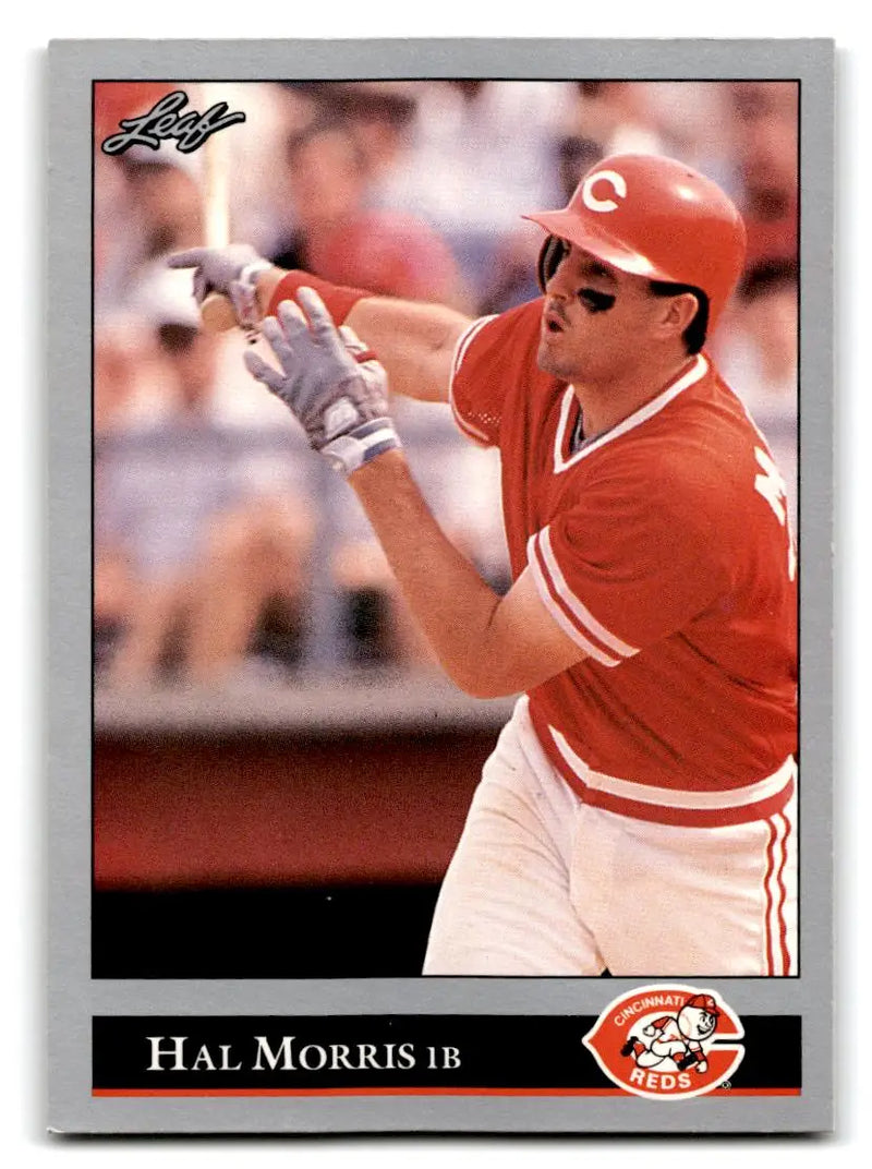 1992 Leaf #205 Hal Morris - Baseball Card Single