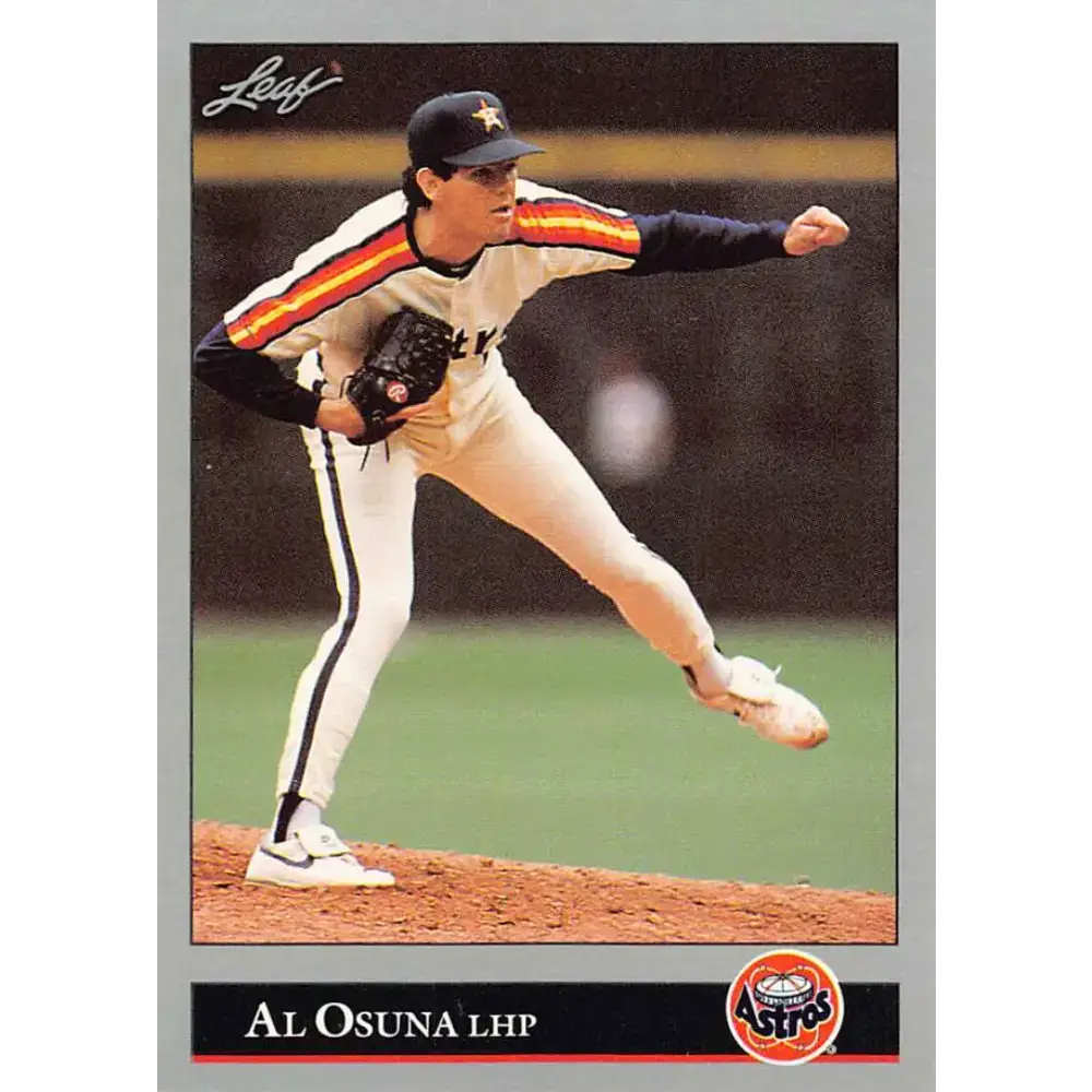 1992 Leaf #209 Al Osuna NM-MT Houston Astros Baseball Card - Baseball Card Single
