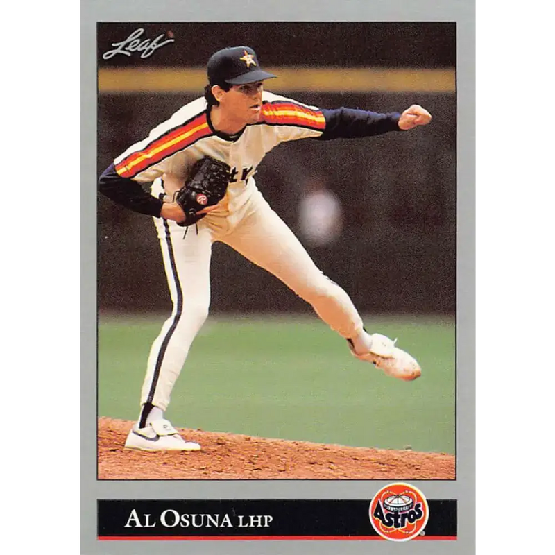 1992 Leaf #209 Al Osuna NM-MT Houston Astros Baseball Card - Baseball Card Single