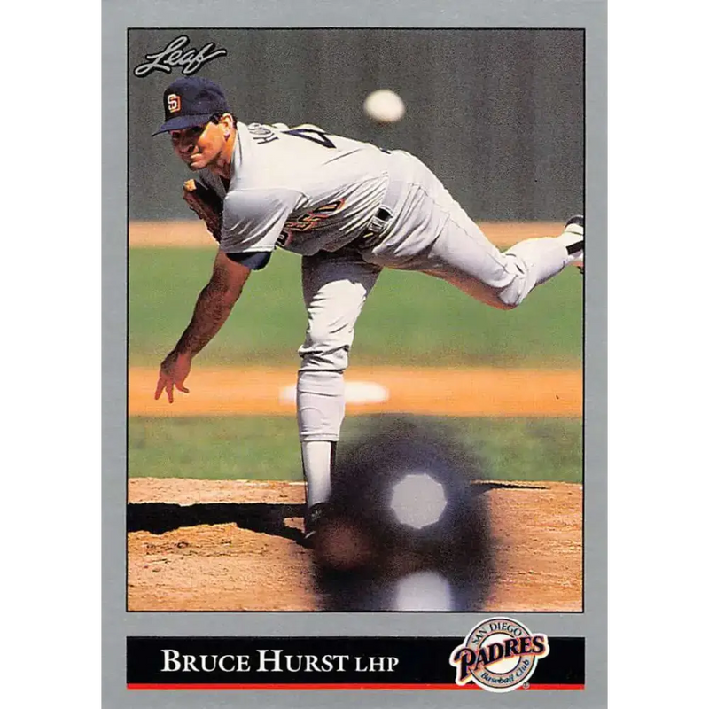 1992 Leaf #216 Bruce Hurst NM-MT San Diego Padres Baseball Card - Baseball Card Single